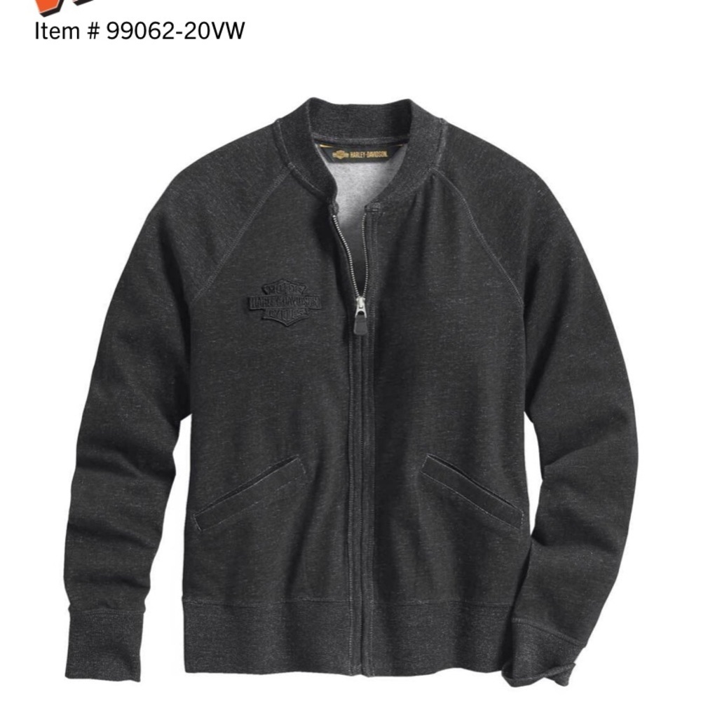Women’s Vintage Harley-Davidson zip cardigan NWT
